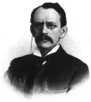 Gravure sur acier de Joseph John Thomson publié en 1896.